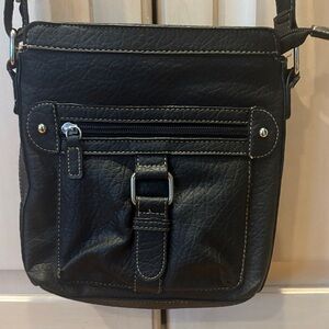 Rossetti Black Crossbody  Bag